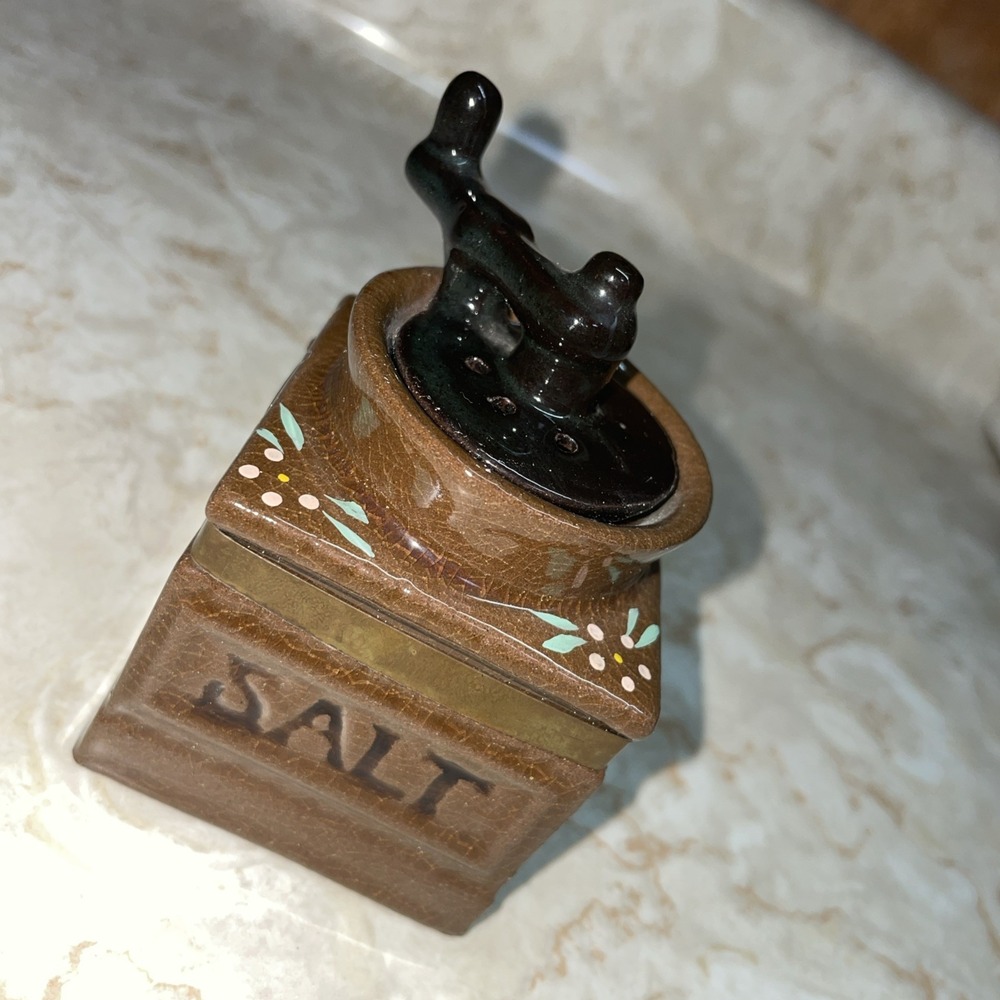 Vintage Tilso Salt Shaker HandMill Square Japan‎